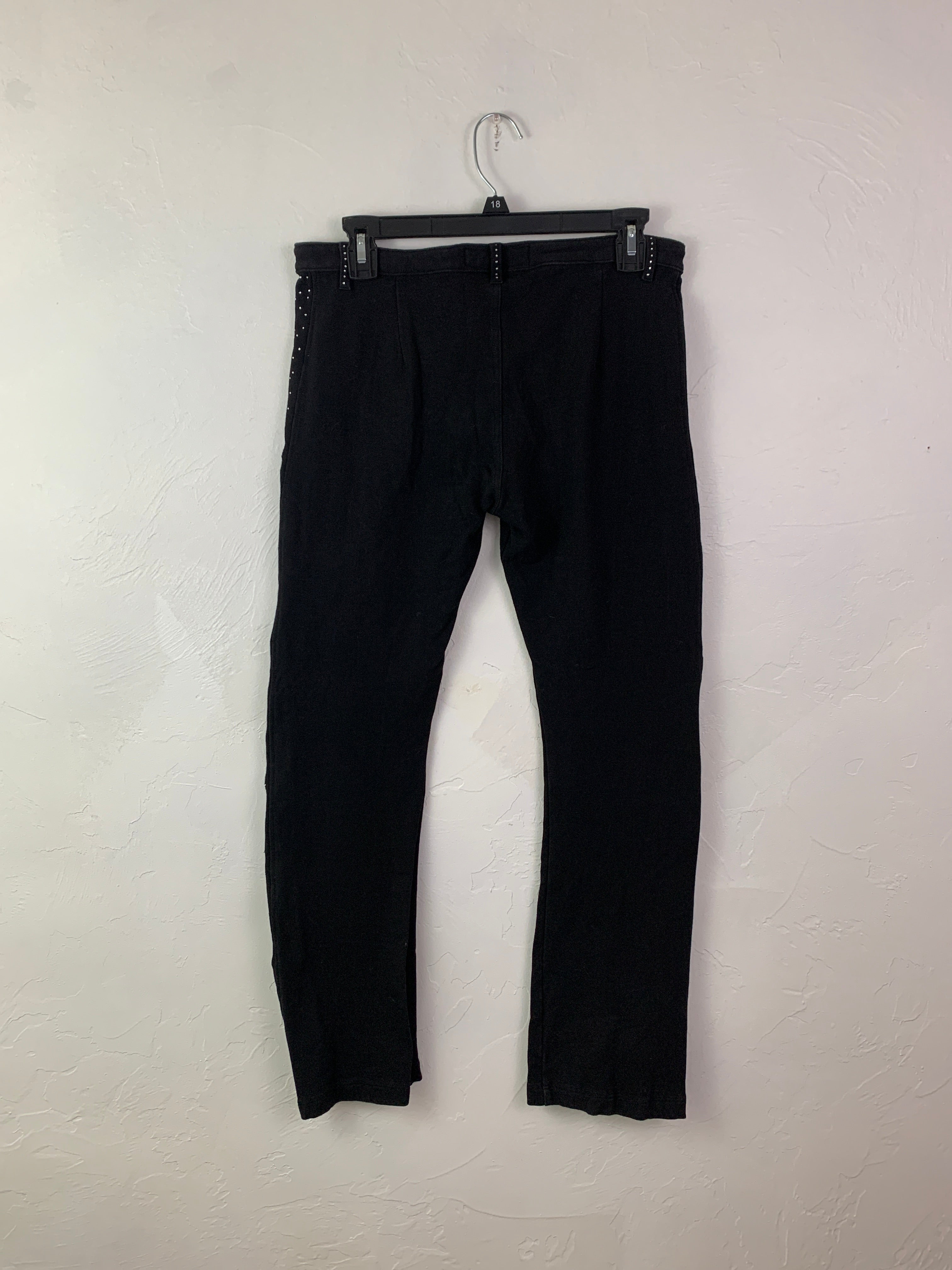 Cut out bedazzled heart pants XL