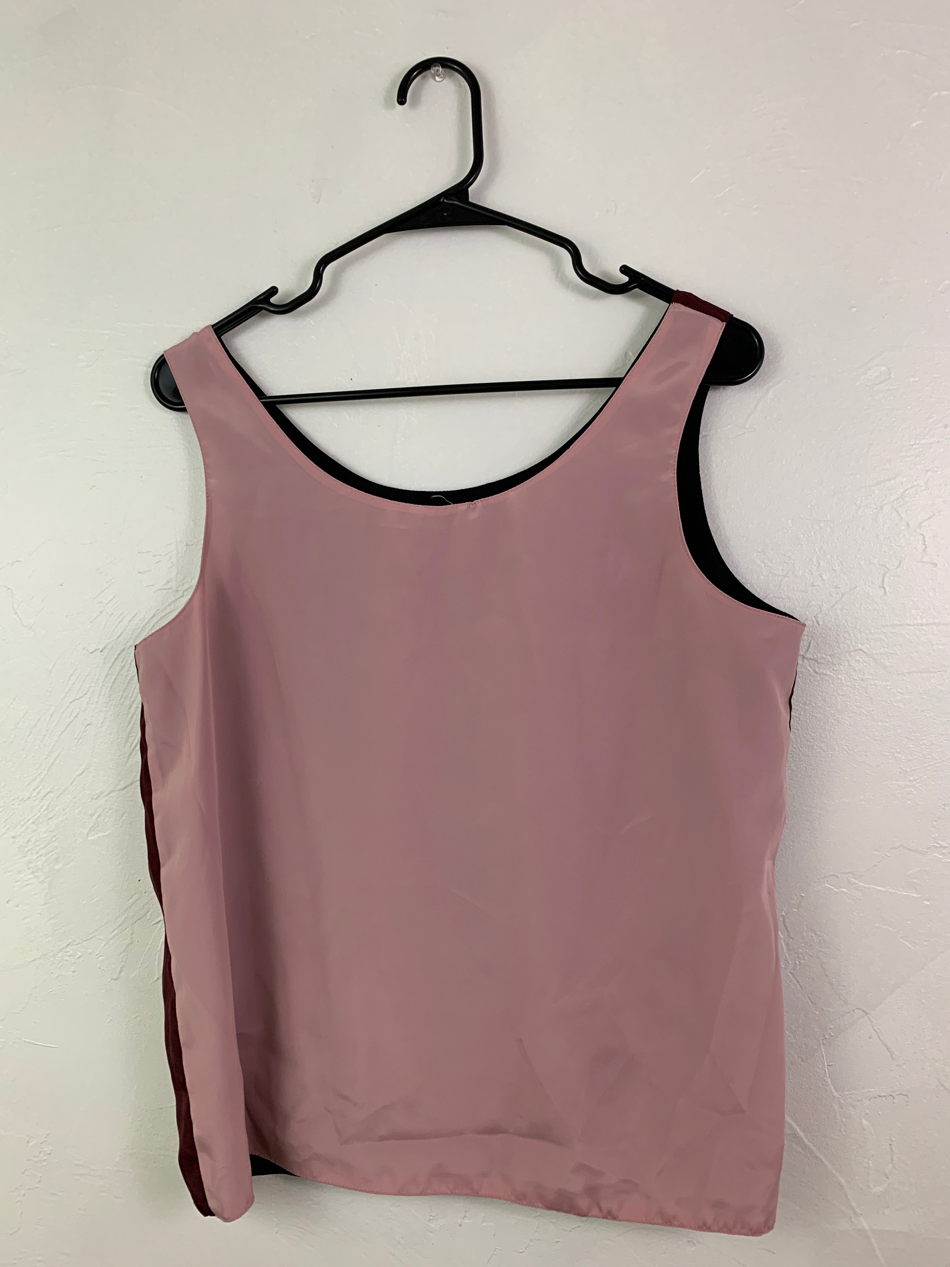Reversible silk tank