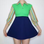 Funky Babydoll Mini Dress (XS)
