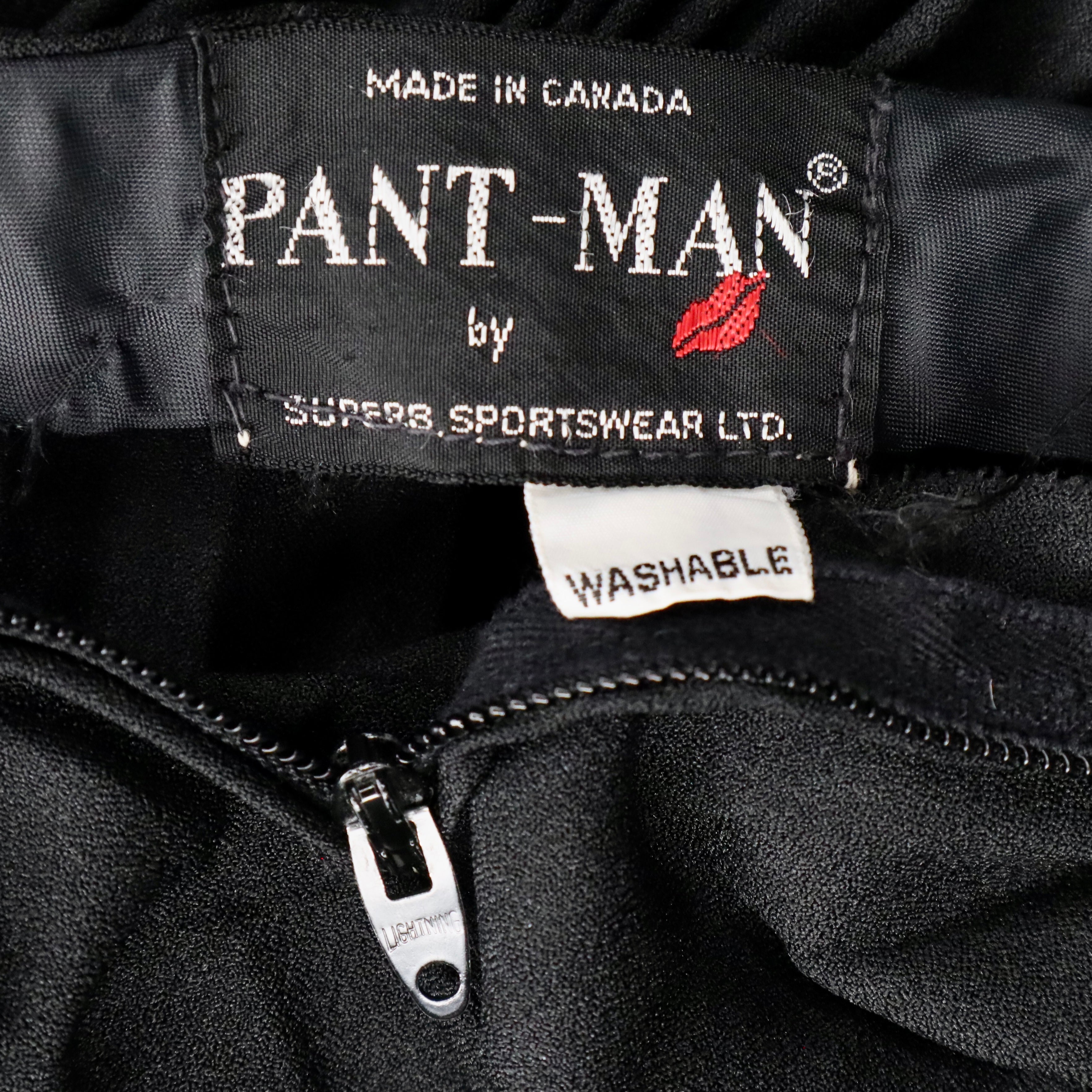 Pleated Black Bell Bottoms (Small)