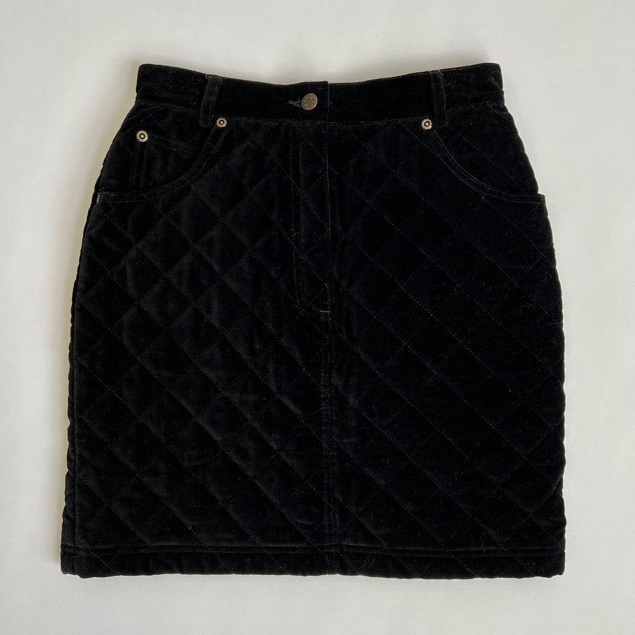 Vintage 90s tufted mini skirt (XS)
