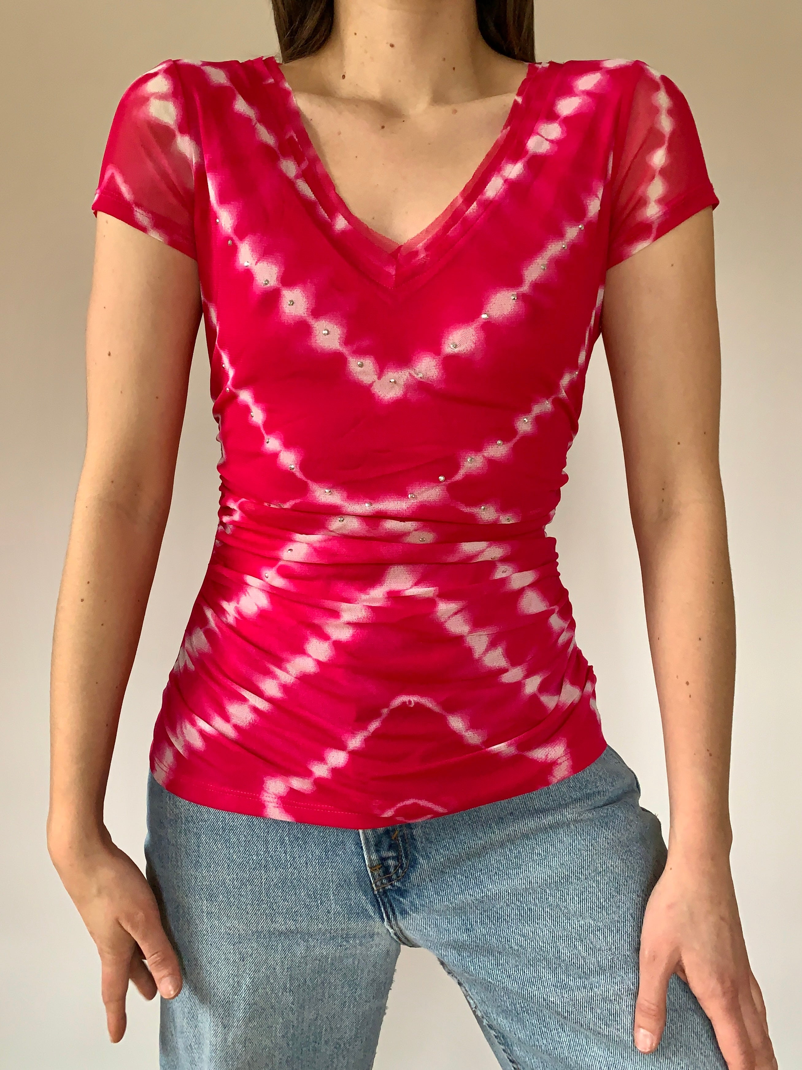 Y2K Mesh Top