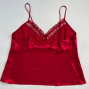 Red satin 2 pc sleep set