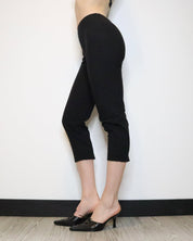 Italian Black Capris (XS-S) 
