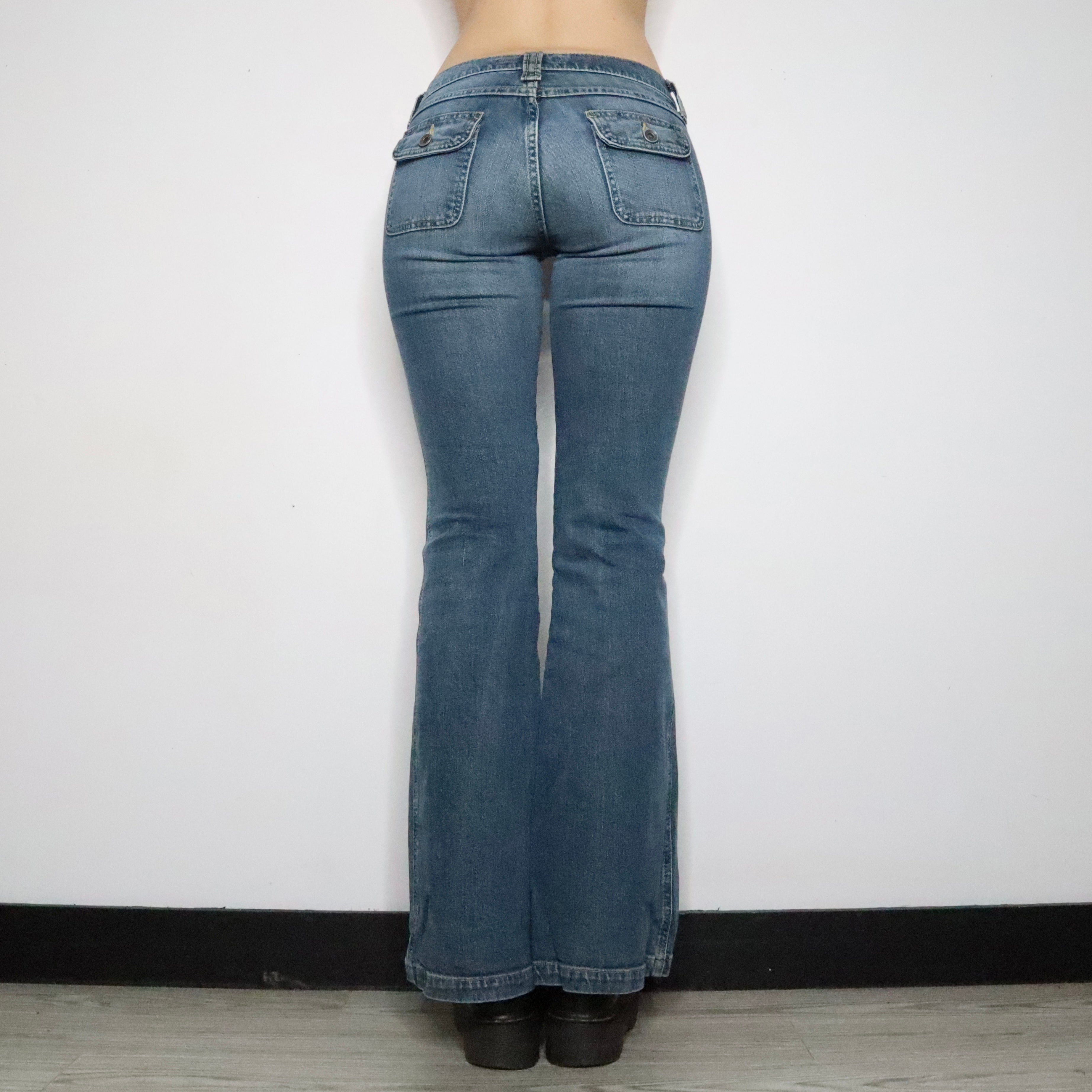 Low Rise Flare Jeans (Small)