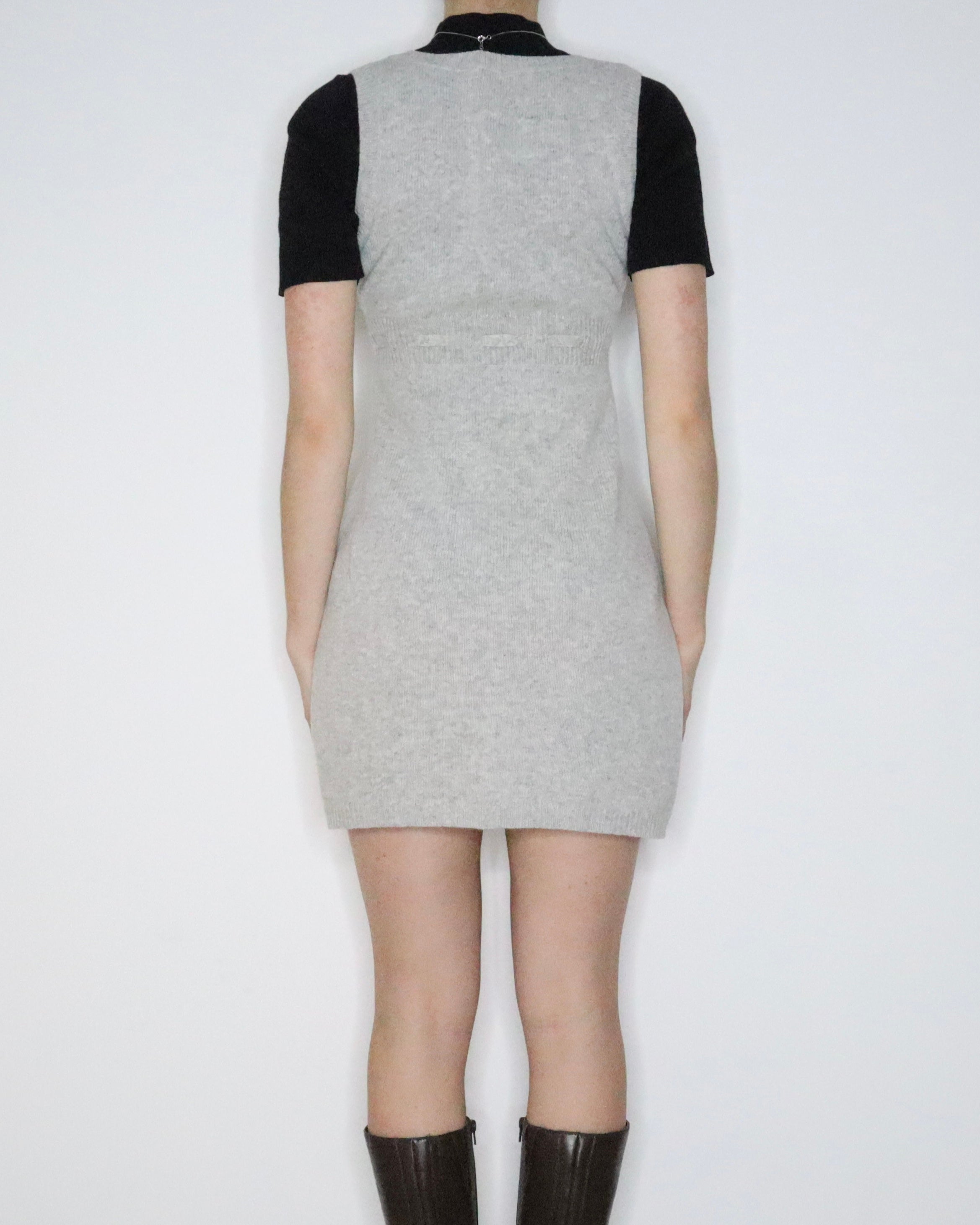 Light Gray Sweater Dress (Small)