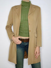 French Tan Coat (Medium) 