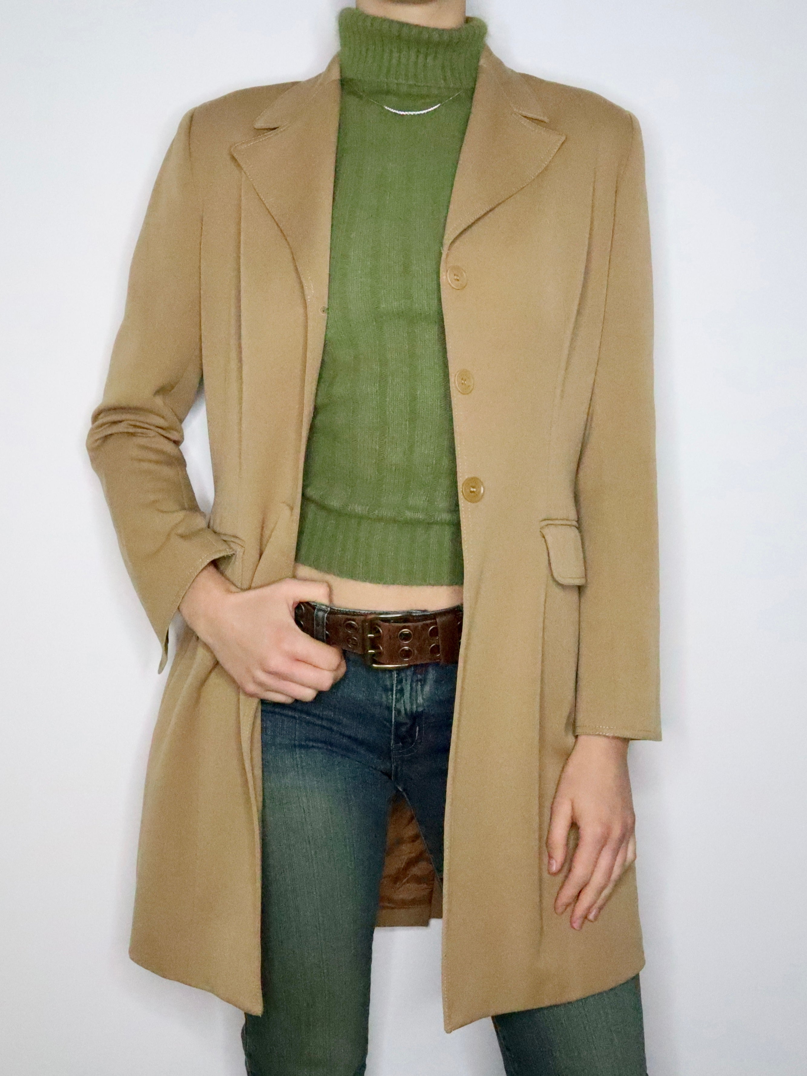 French Tan Coat (Medium) 