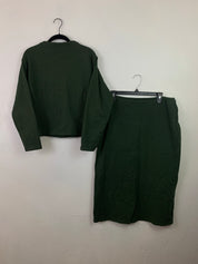 Hunter green two piece set XL