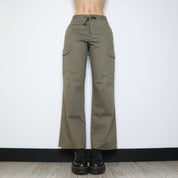 90s Khaki Cargo Pants (S)