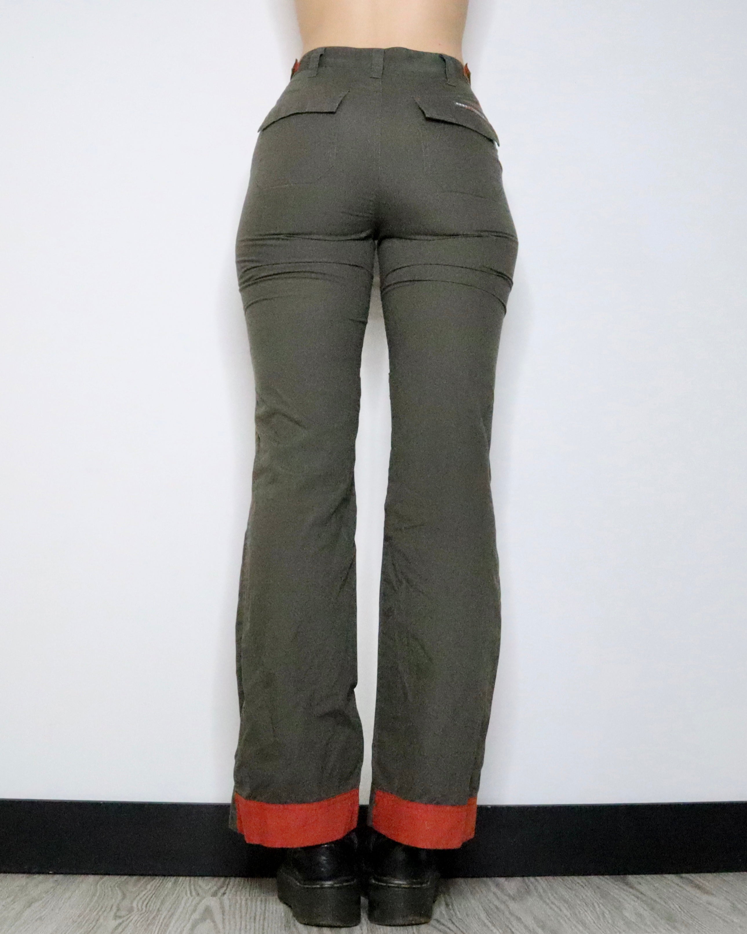Khaki Green Cargo Pants (Small) 
