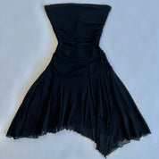 90s black tube fairy dress (S)