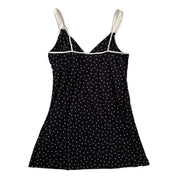 b&w polka dot slip