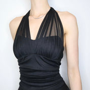 Black Glitter Fairy Dress (Large) 