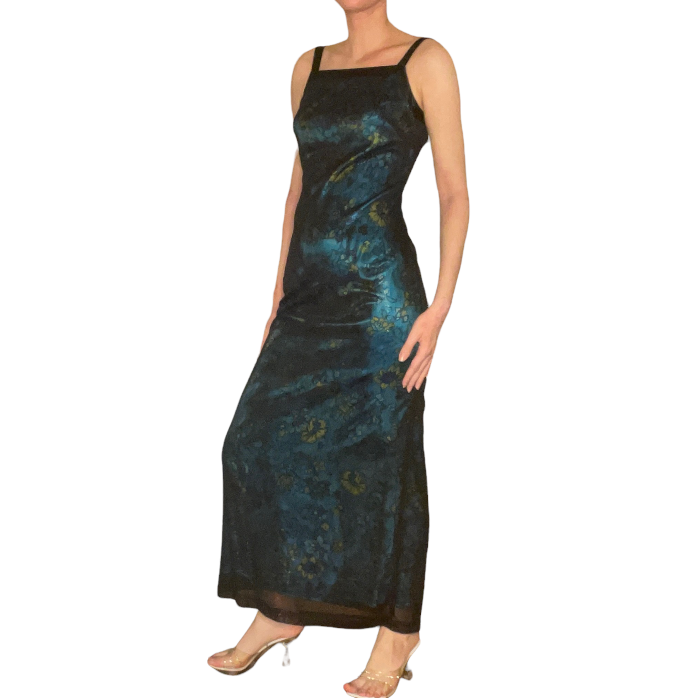 blue Ethereal maxi dress