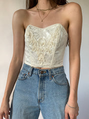 Vintage Bustier Top