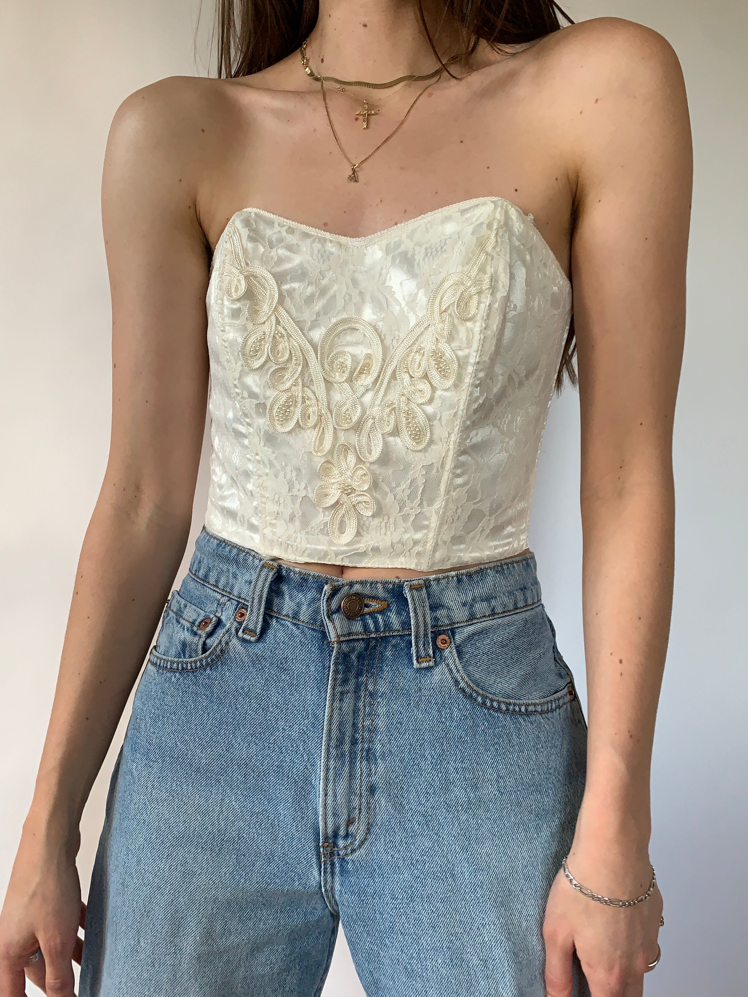 Vintage Bustier Top