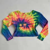 🌈 tie dye crop top
