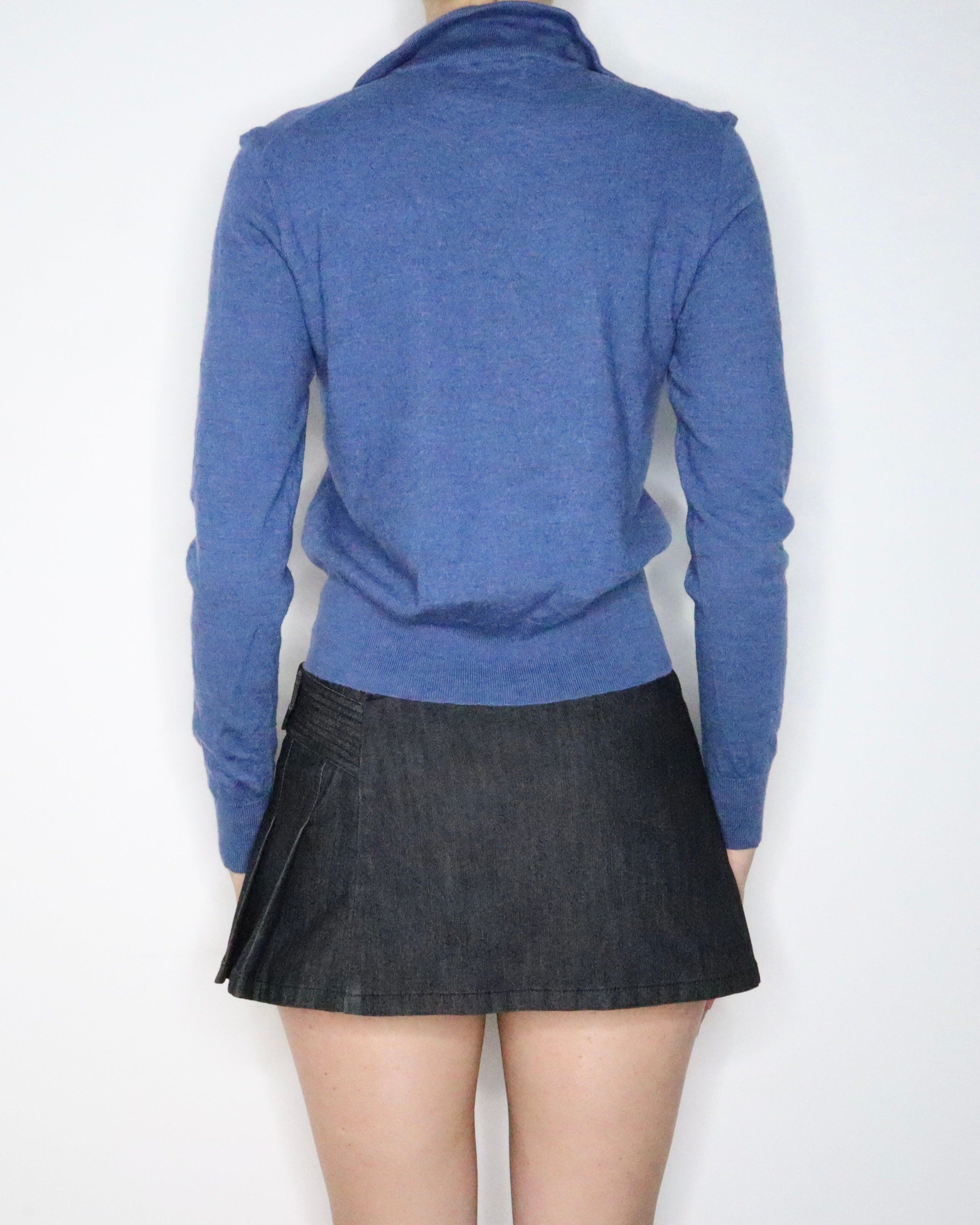 Ralph Lauren Blue Quarter Zip (S-M) 