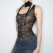 Black Lace Bodysuit (Small) 
