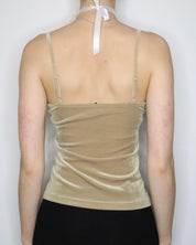 Tan Velvet Camisole (Small) 