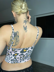 Baby Pink Leopard Tank Top