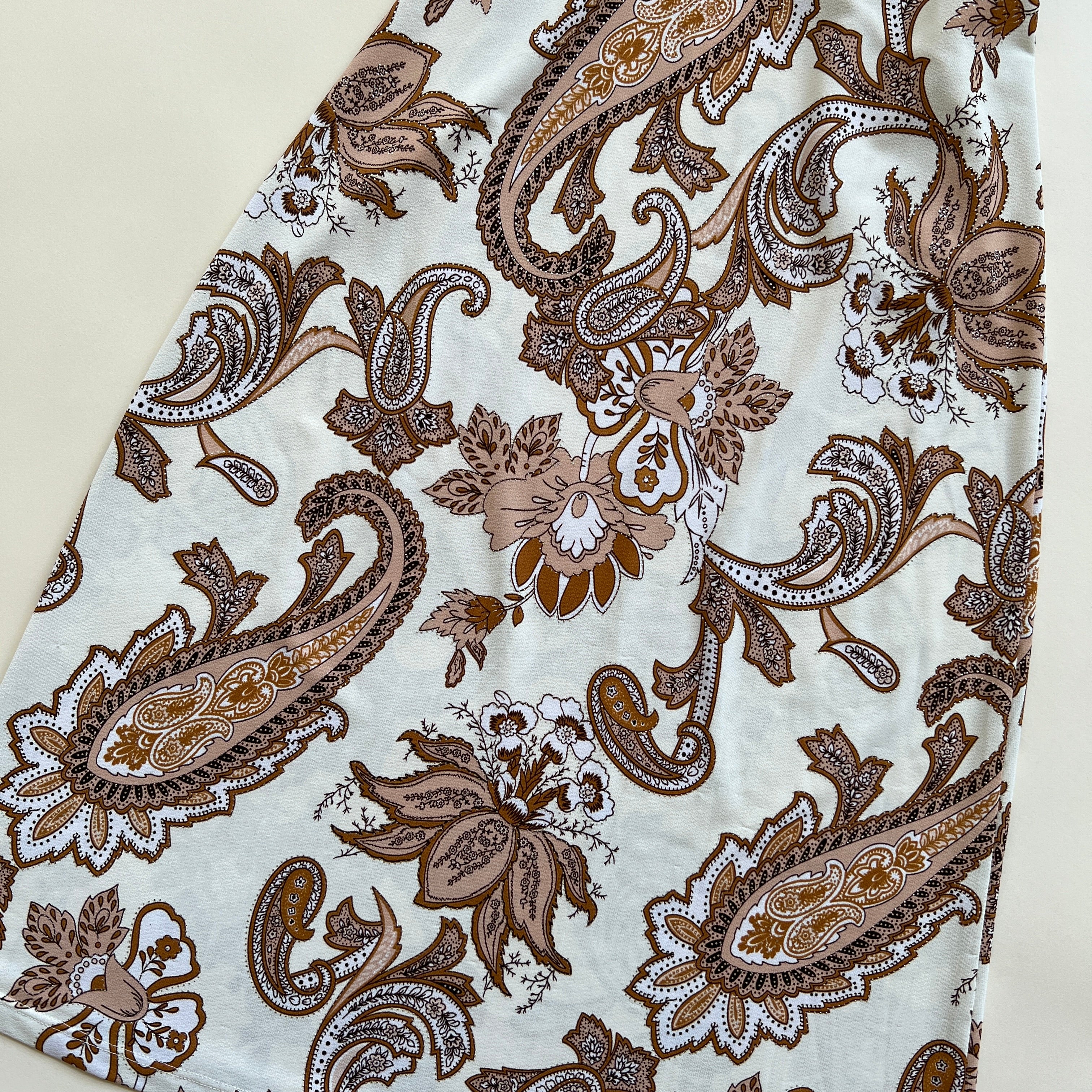 Y2k paisley halter dress