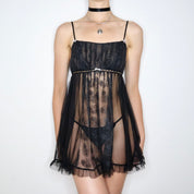 BETSEY JOHNSON Babydoll Slip Dress (S/M) 