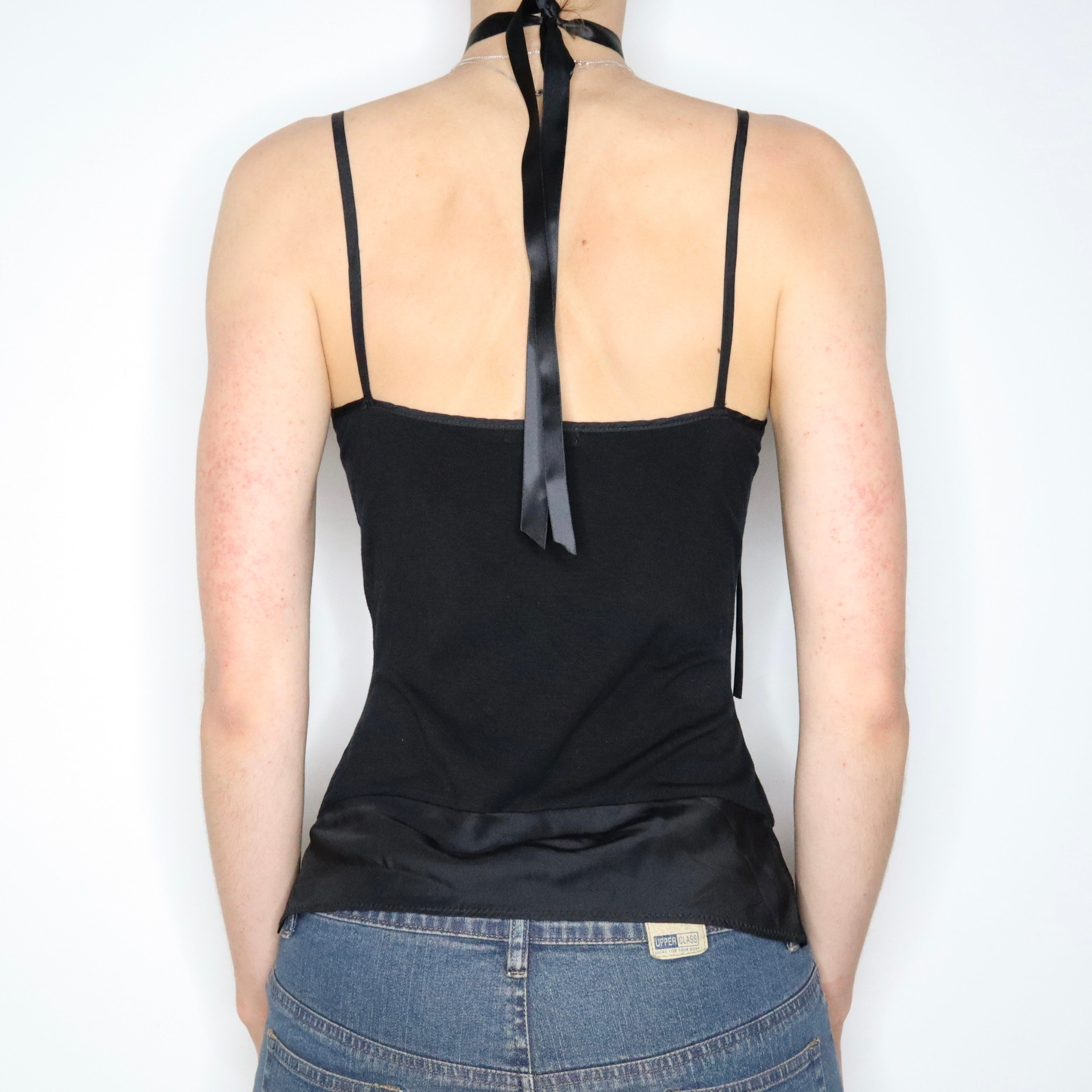 Black Cowl Neck Camisole (XS-S) 