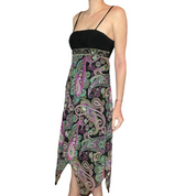 Paisley midi dress