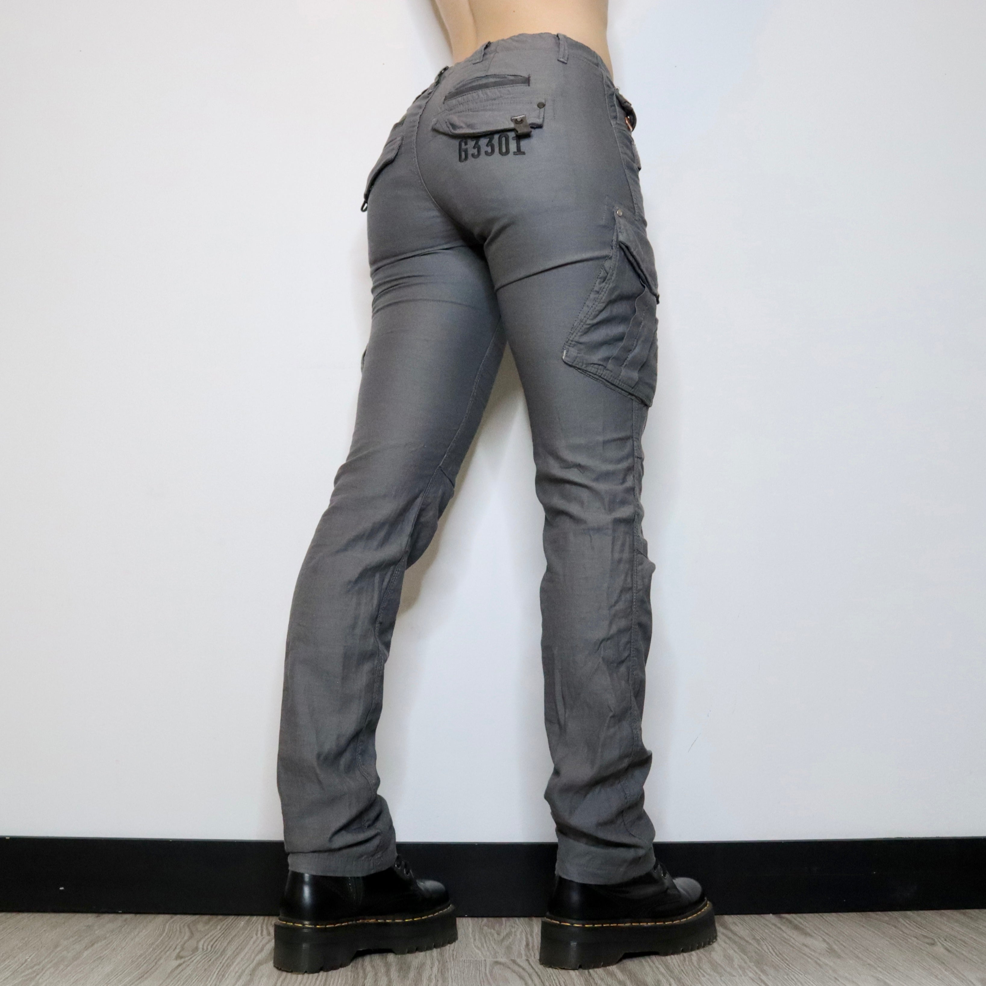 Gray Tactical Cargo Pants (Small) 