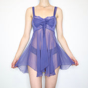 Blue Fairy Babydoll Slip (S-M)