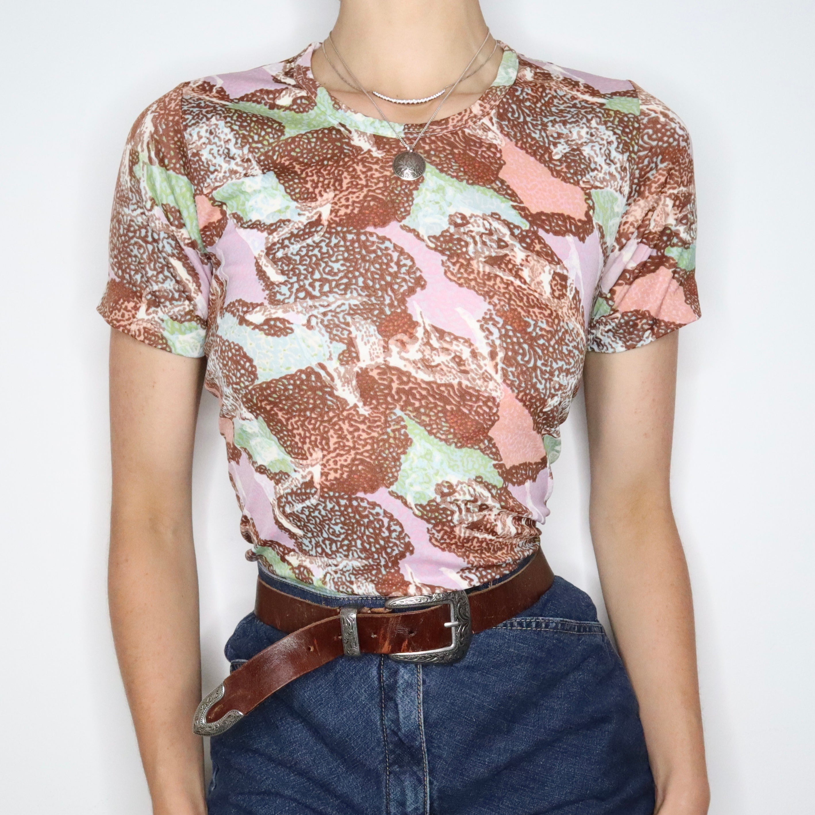 70s Abstract Print Tee (M)