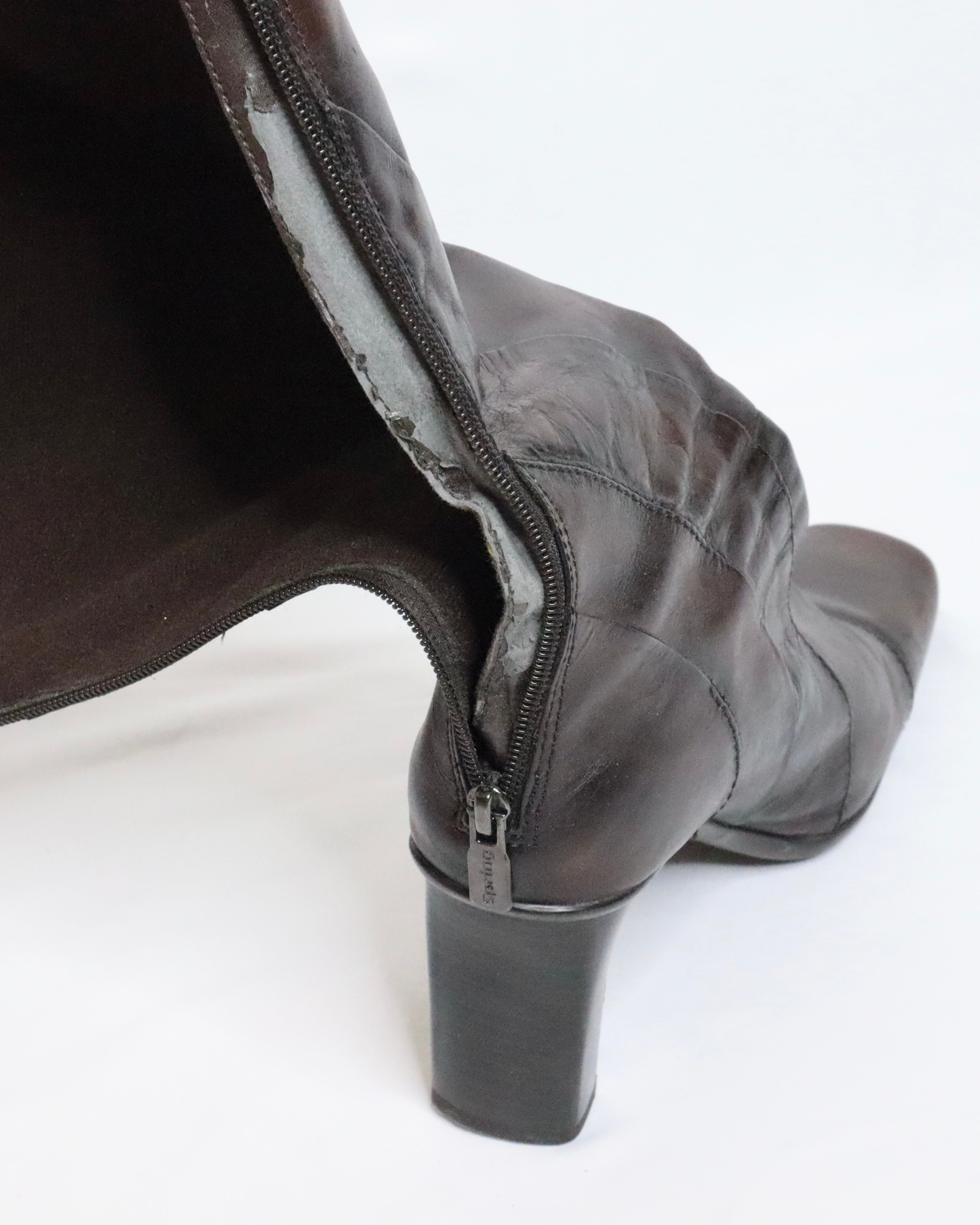 Brown Knee High Boots (8-8.5 US/40 EU)
