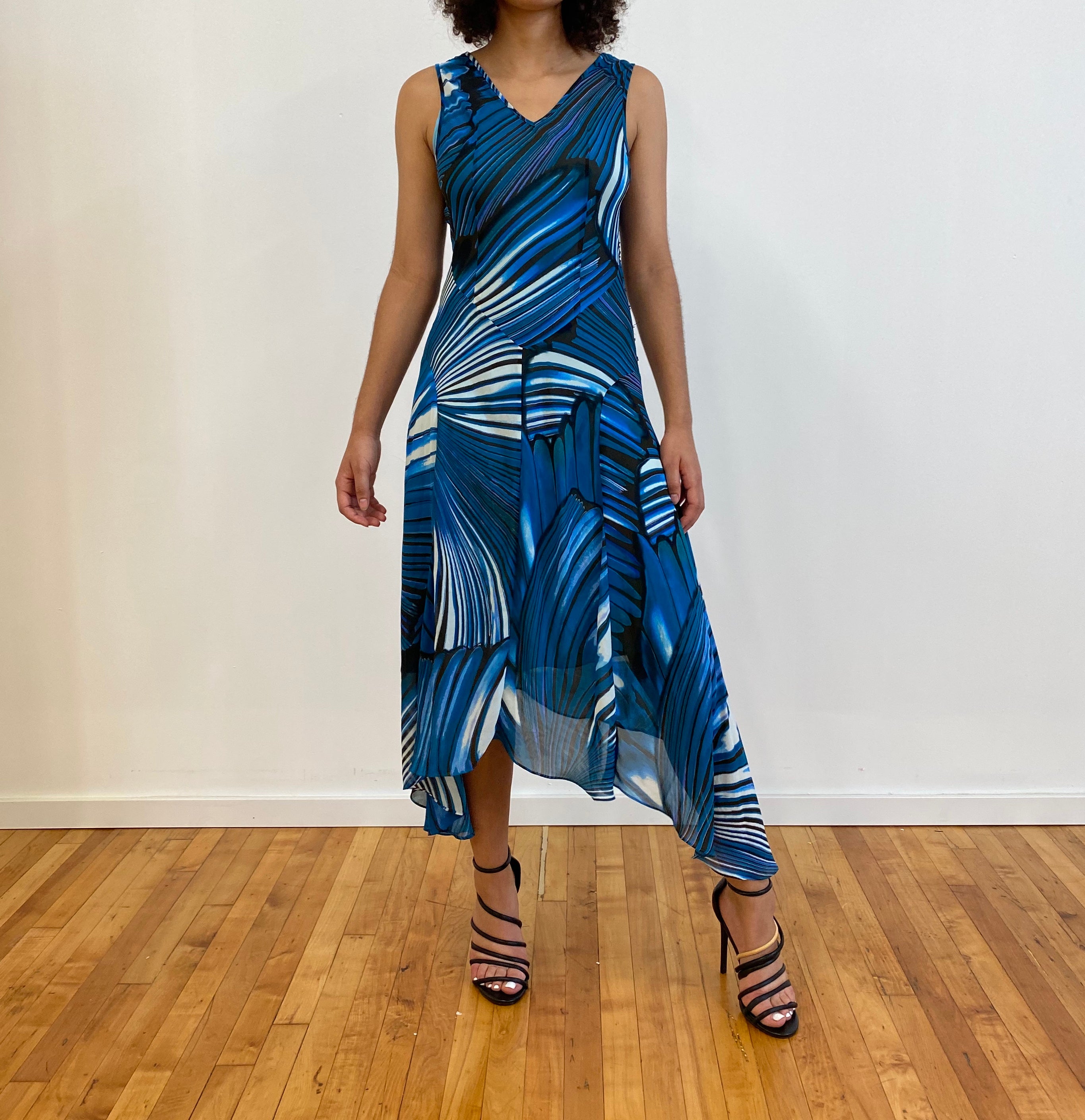 Aqua stretchy maxi