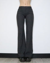 Gray Pinstripe Dress Pants (XS-S) 