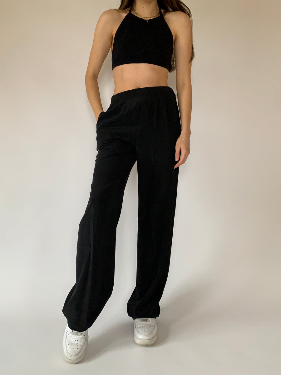 Vintage Pure Silk Trousers