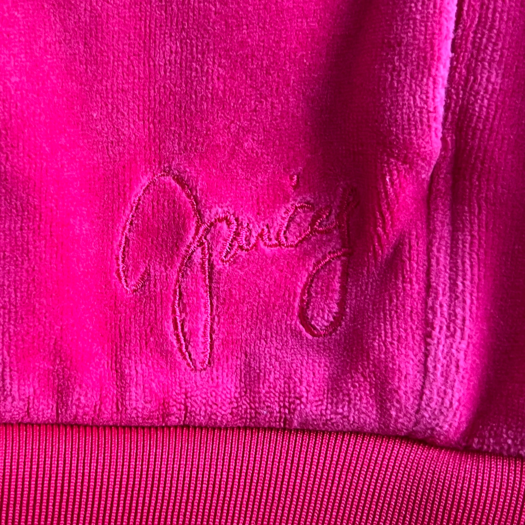 Y2k juicy couture velour hoodie