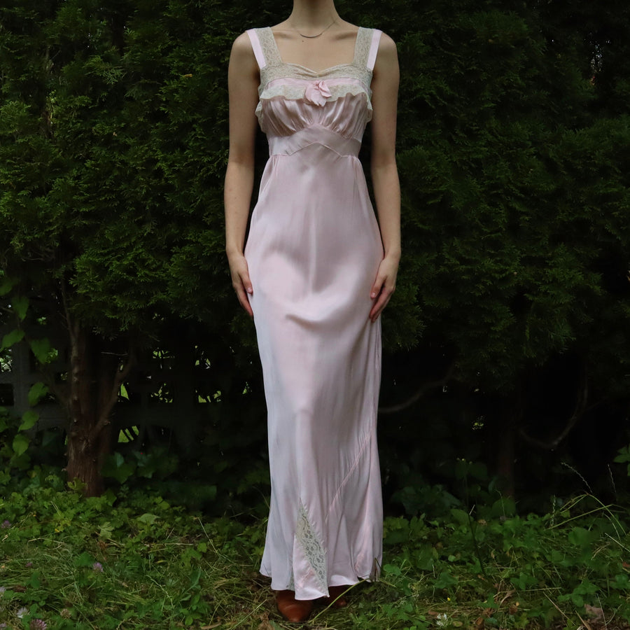 Antique Petal Pink Nightgown (Small)