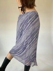 2000s Silk Midi