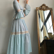 Baby blue prairie dress