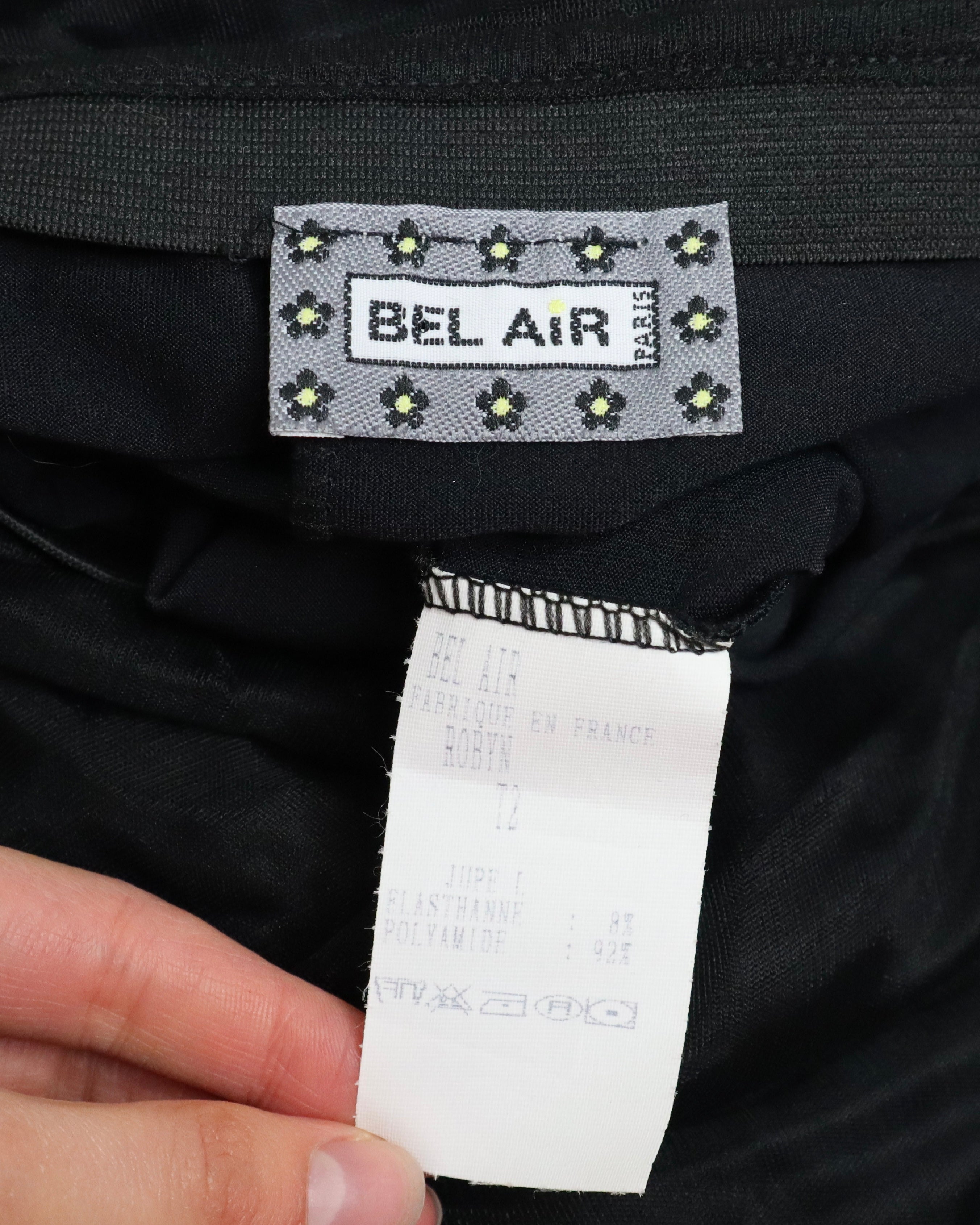 French Black Maxi Skirt (Small)