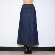 Denim Maxi Skirt (S-M) 