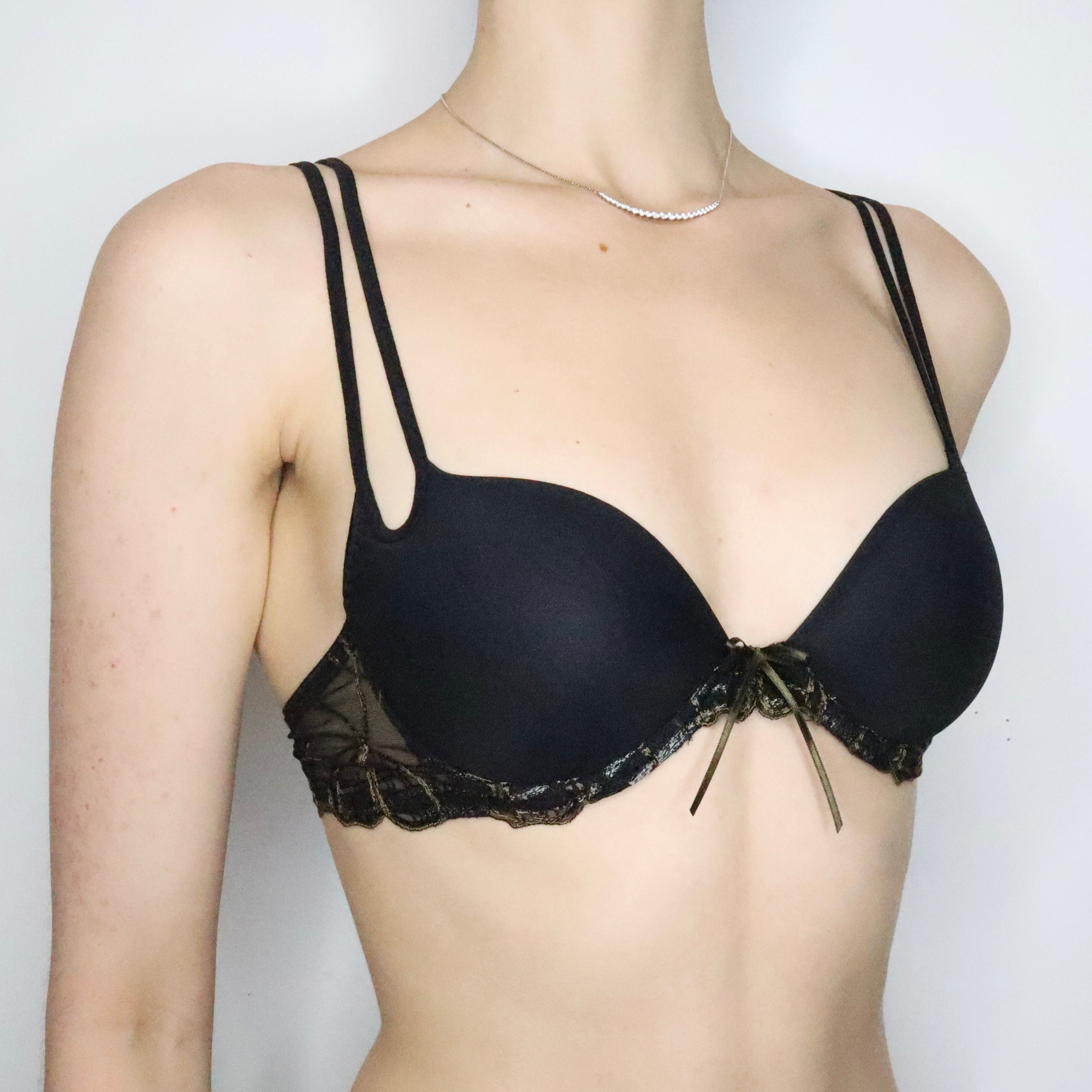 French Black Designer Bra (36B/36C)