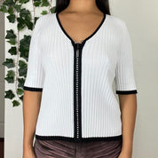 90s ribbed knit