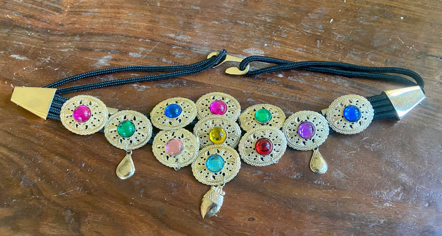 Boho Multi-Colored Jewel Belt