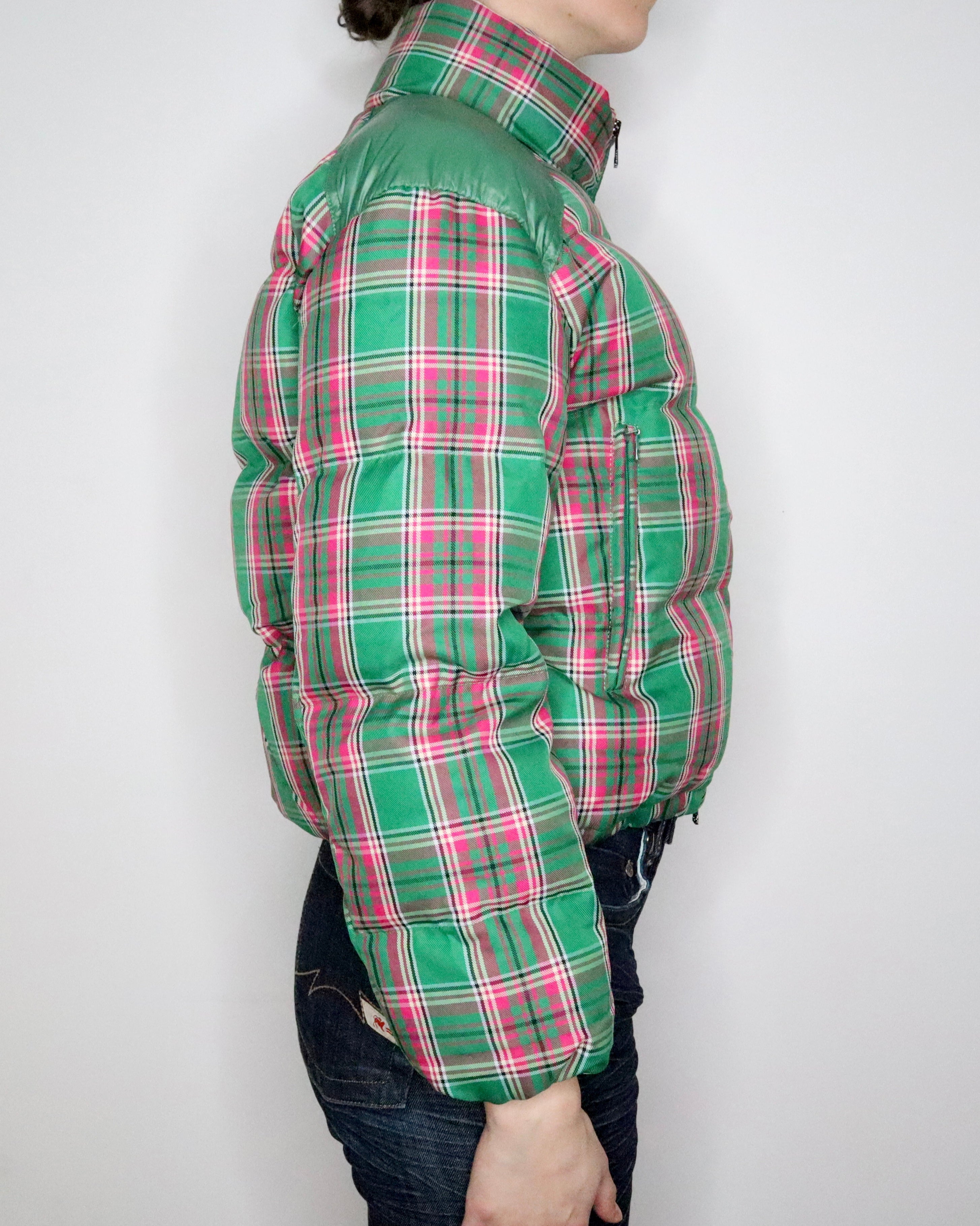 Moncler Plaid Puffer Jacket (XS-S) 