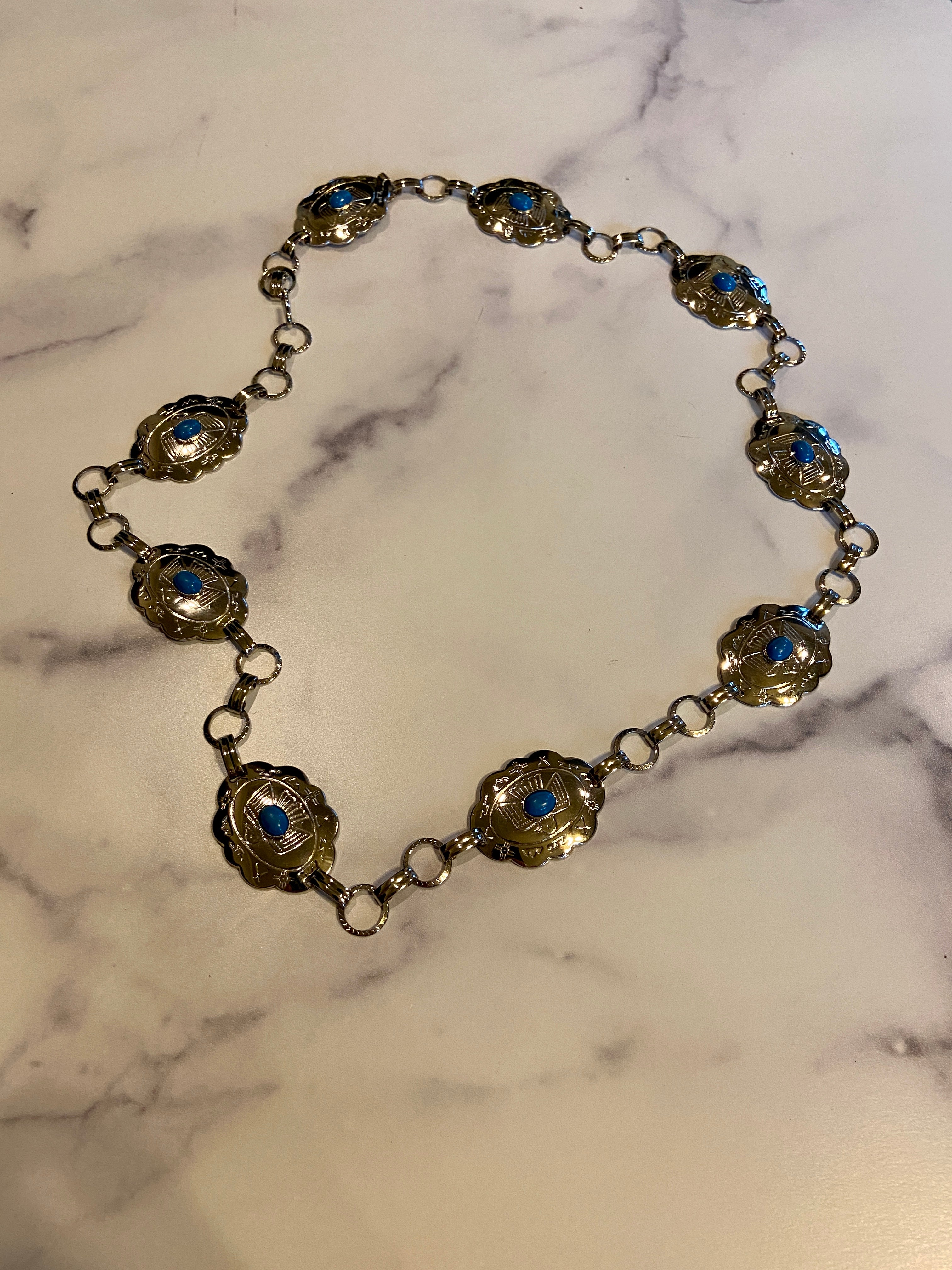Vintage Boho Metal Belt