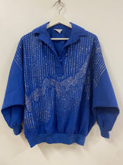 Blue Icicle Collar Top