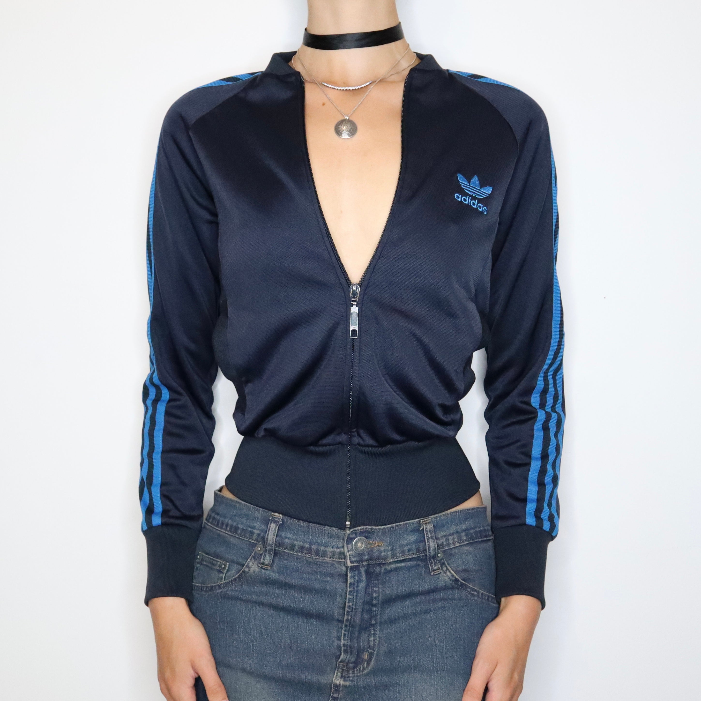 Adidas Zip Up Track Jacket (XS) 